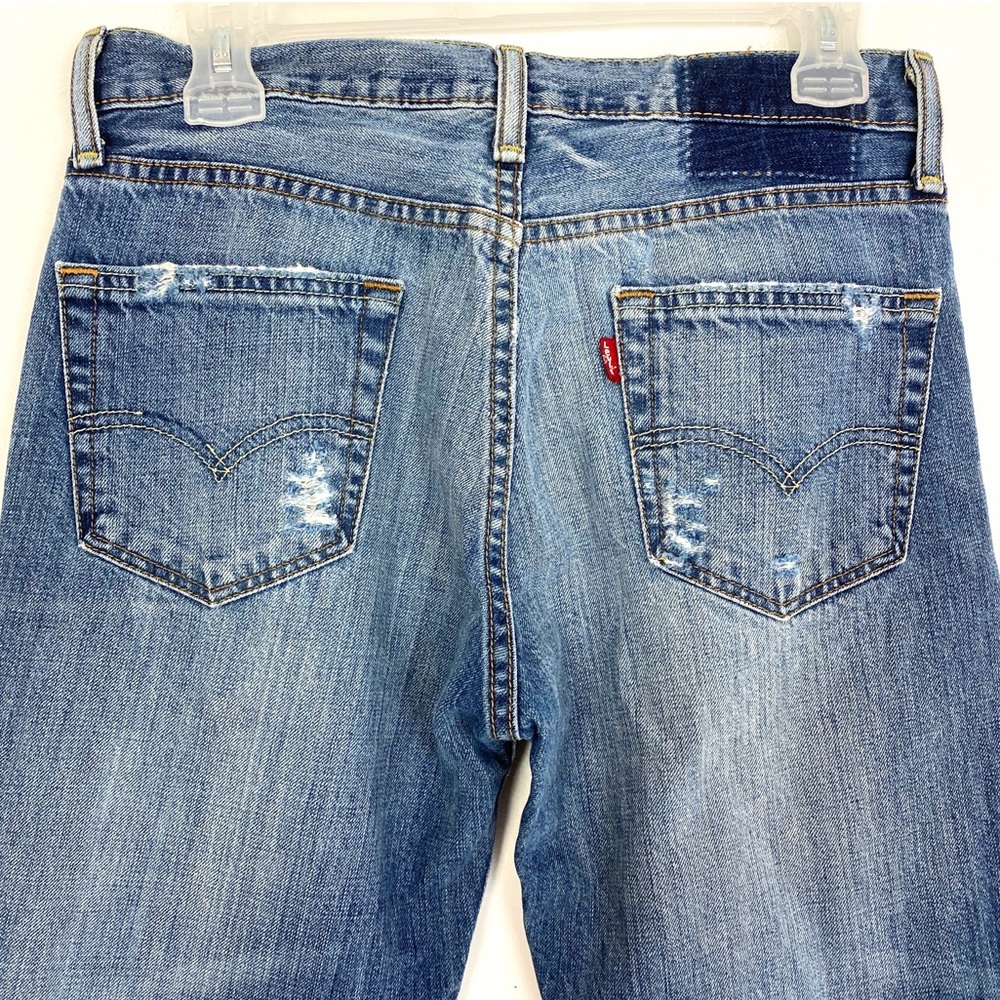 Levi’s Denim Custom Distressed Straight Leg 511 - Picture 4 of 12